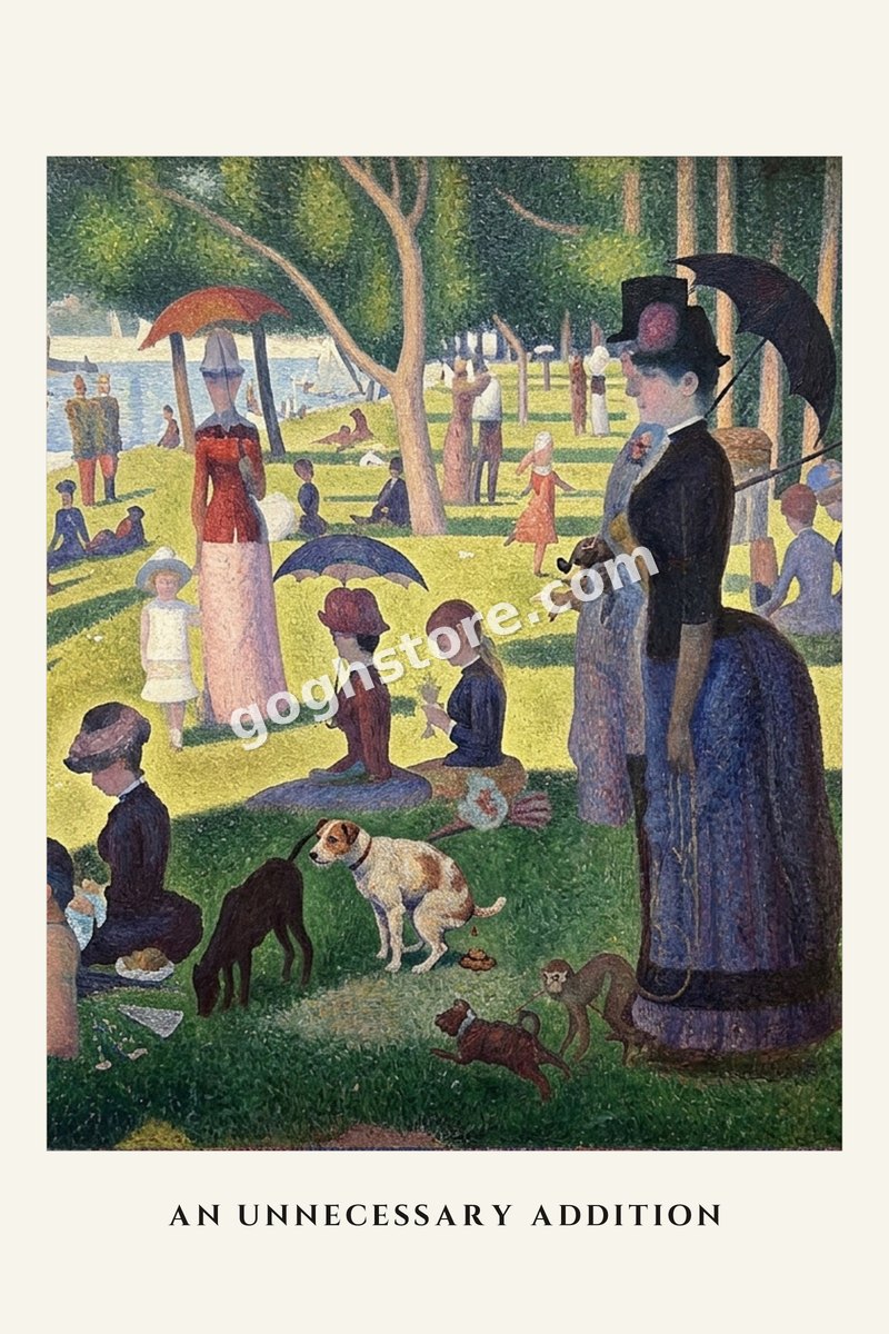 An Unnecessary Addition — Seurat spent two years on this park. Something got in.