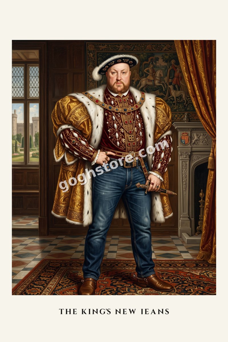 The King's New Jeans — Six wives, one pair of jeans, zero discussion.