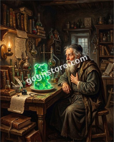 DR. GUM E. BEAR — Years of alchemy. One extremely chewy result.