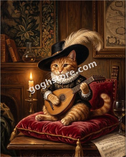 PAW MCCATNEY — He plays left-pawed. The lute is older than he is.