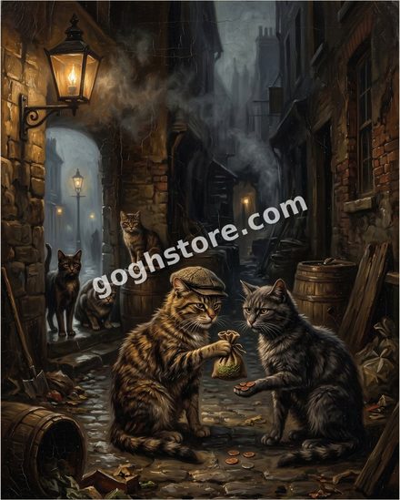 SAY NO TO 'NIP — A back-alley transaction. The merchandise is green and extremely legal.