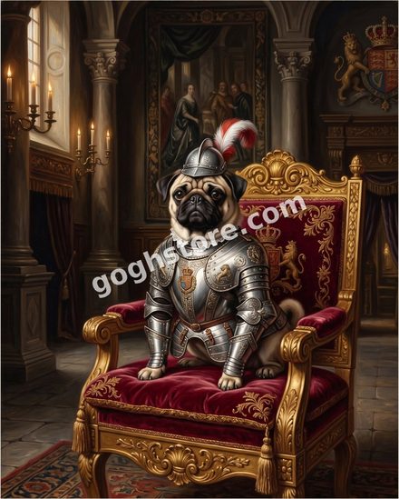 SIR PUGGLESWORTH — Knighted for valour. Has not yet left the chair.