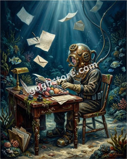 SWIMMING IN PAPERWORK — He has been under since Tuesday. The forms keep coming.