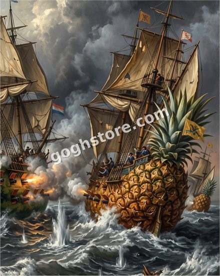 THE PINEAPPLE OFFENSIVE — The fleet was not briefed on this.
